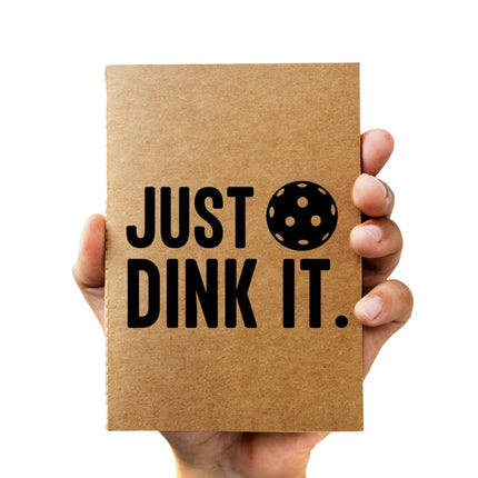 Pickleball Just Dink It. 48-page Pocket Journal (Packaged)