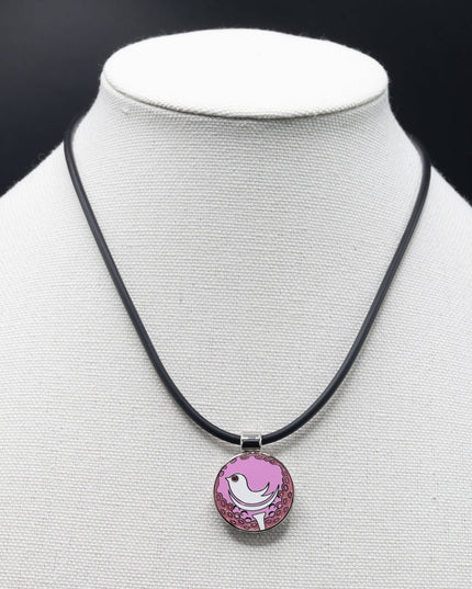Pink Birdie Golf Ball Marker