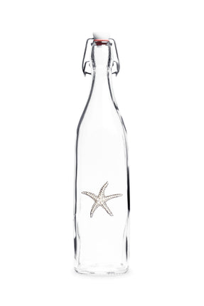 Starfish Jeweled Swing Top Bottle