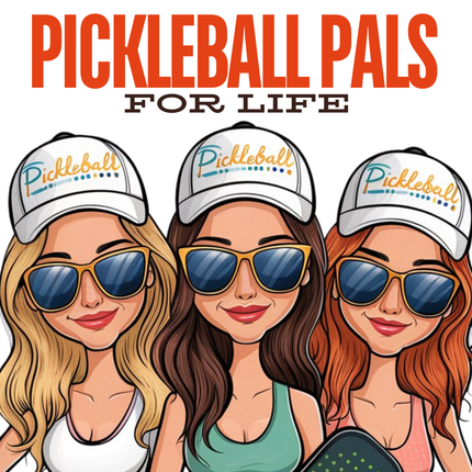 Pickleball Pals for Life Sticker