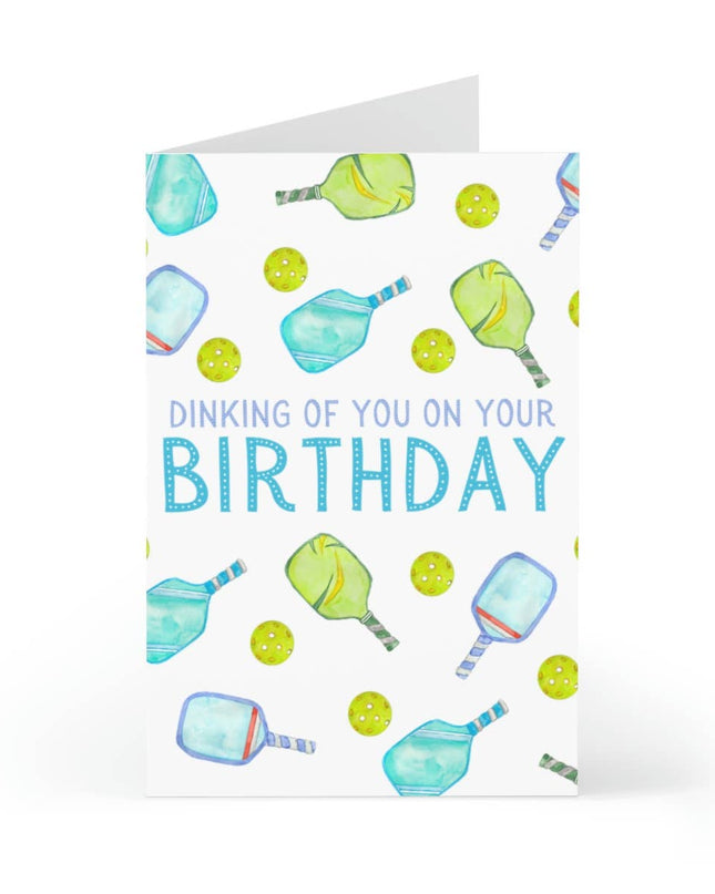 Pickleball Birthday Card - Pickleball Gifts - Greeting Cards