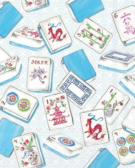 Paper Cocktail Napkins Pack of 20 Rosanne Beck Mahjong