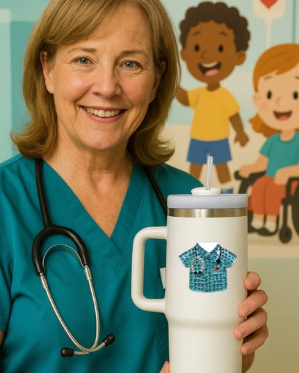 Scrubs Jeweled Tumbler
