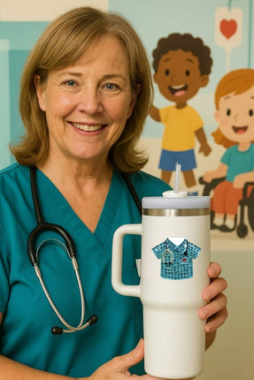 Scrubs Jeweled Tumbler