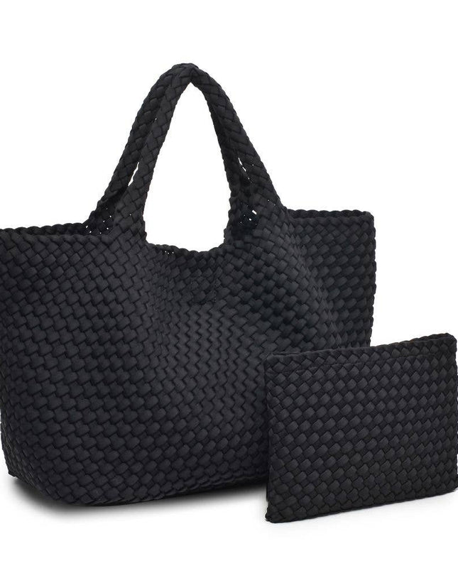 Sky's The Limit - Large Woven Neoprene Tote