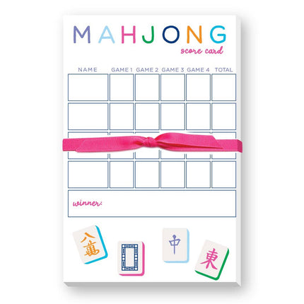 MAHJONG SCORING NOTEPAD