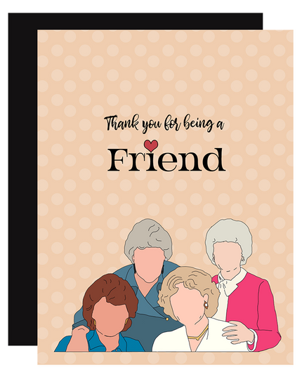 Thank You for being a Friend Pop Icon Card
