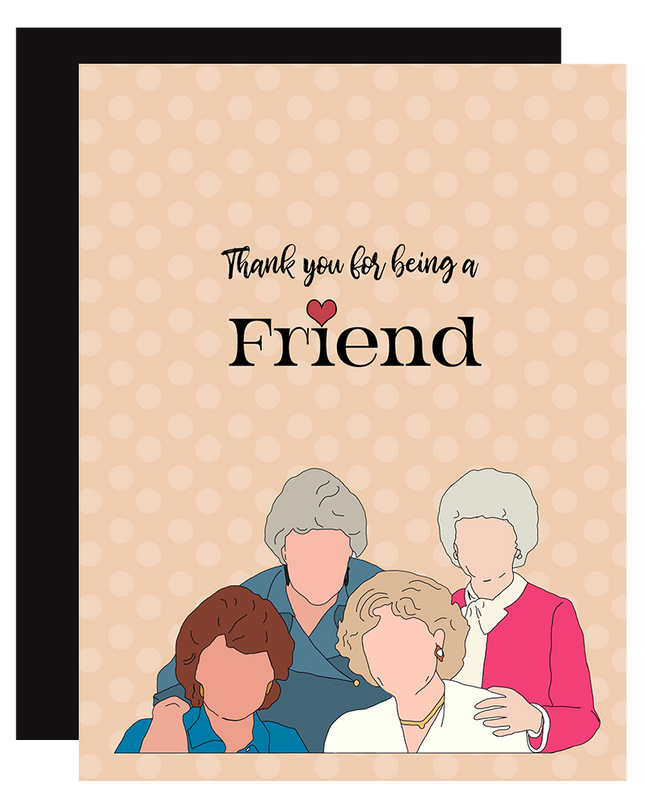 Thank You for being a Friend Pop Icon Card