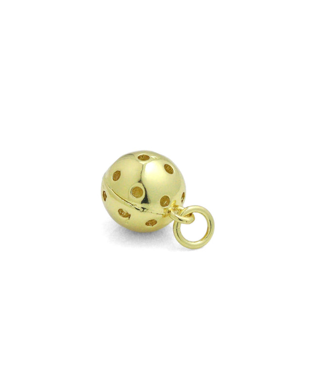 Gold Pickleball Ball Charm