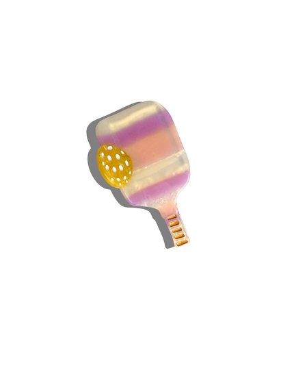 Hand-painted Pickleball Paddle Claw Hair Clip | Eco-Friendly