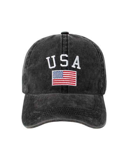 USA with American Flag Baseball cap
