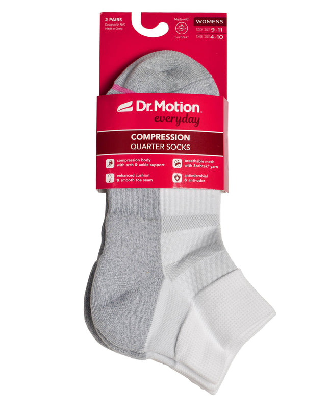 Solid Half-Cushion | Quarter Compression Socks For Women