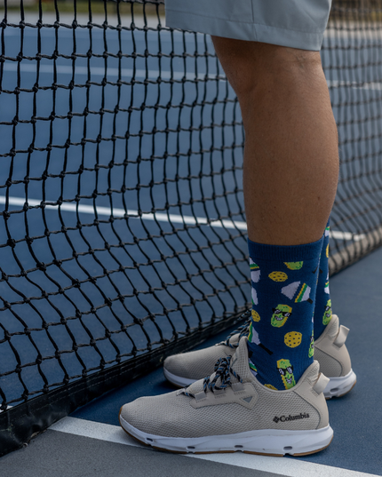 Bamboo Pickleball Socks- Navy