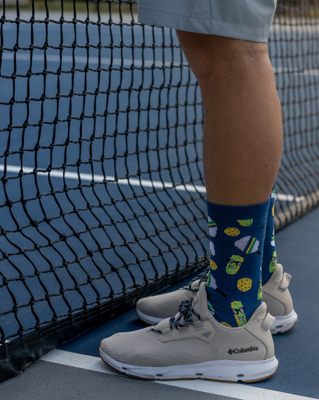 Bamboo Pickleball Socks- Navy