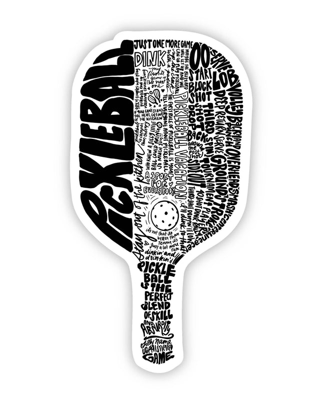 Pickleball Sticker