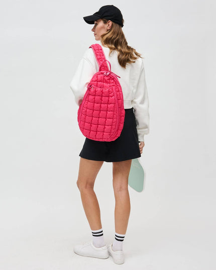 Match Point - Quilted Puffer Pickleball-Paddle Tennis Sling