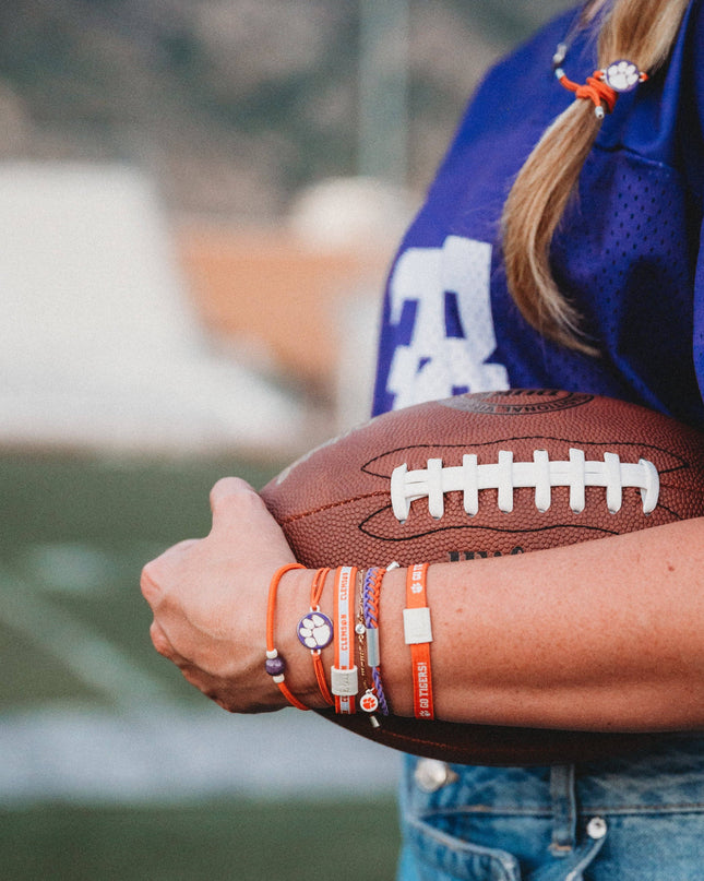 Clemson University Game Day Hair Tie Bracelets