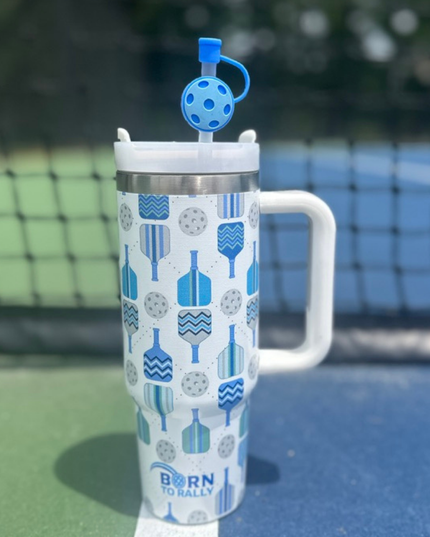 Blue Pickleball 30oz Tumbler