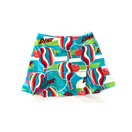 (Pickle Ball) Groovy Dink Skort
