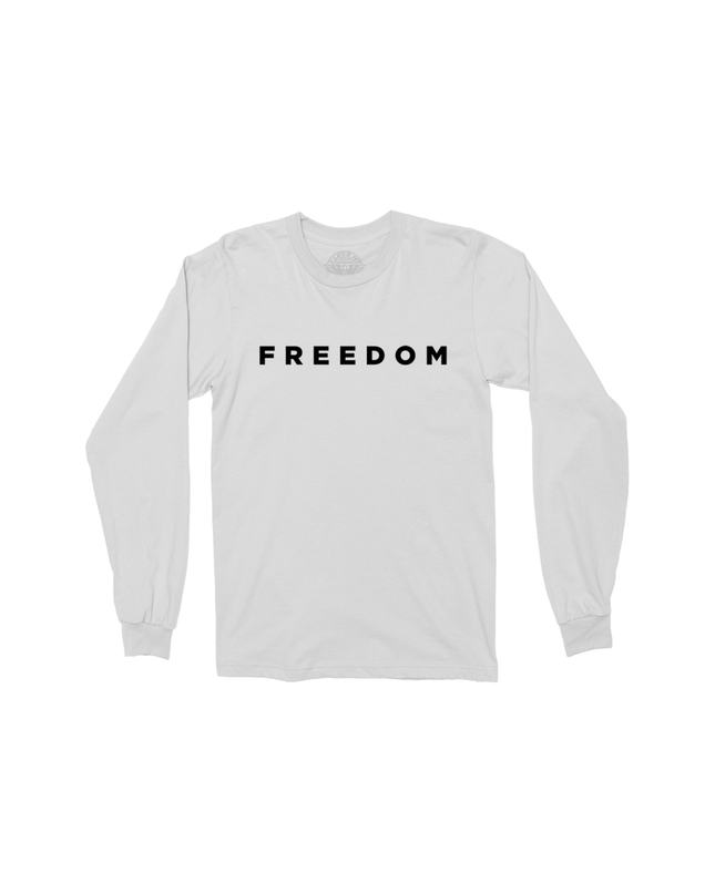 Freedom Long Sleeve Tee Black (Only)
