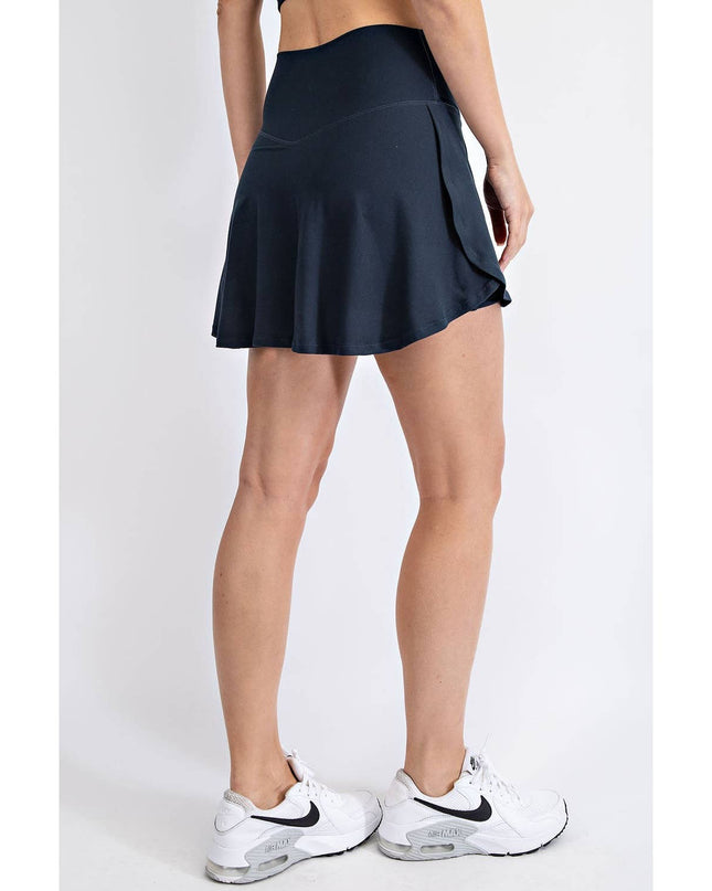 BUTTER V SHAPED HIGH-WAIST SKORT