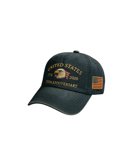 250th Anniversary Printed Eagle Baseball Cap