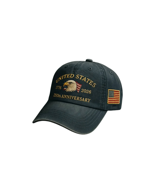 250th Anniversary Printed Eagle Baseball Cap