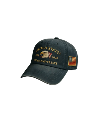 250th Anniversary Printed Eagle Baseball Cap