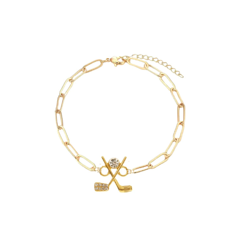 Golf Paperclip Bracelet