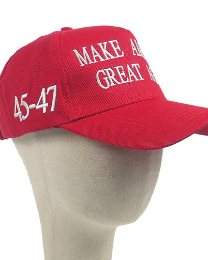 Red Make America Great Again Baseball Cap MOQ 3pcs ZK1728