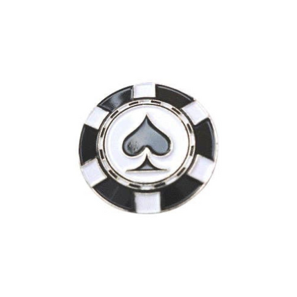 Poker Chip Spades Ball Marker