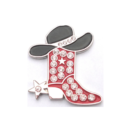 Cowboy Boot & Hat w/Crystals