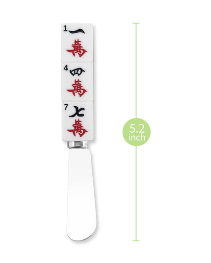 3-Piece Mahjong Bam Dot Crack Cheese Spreader