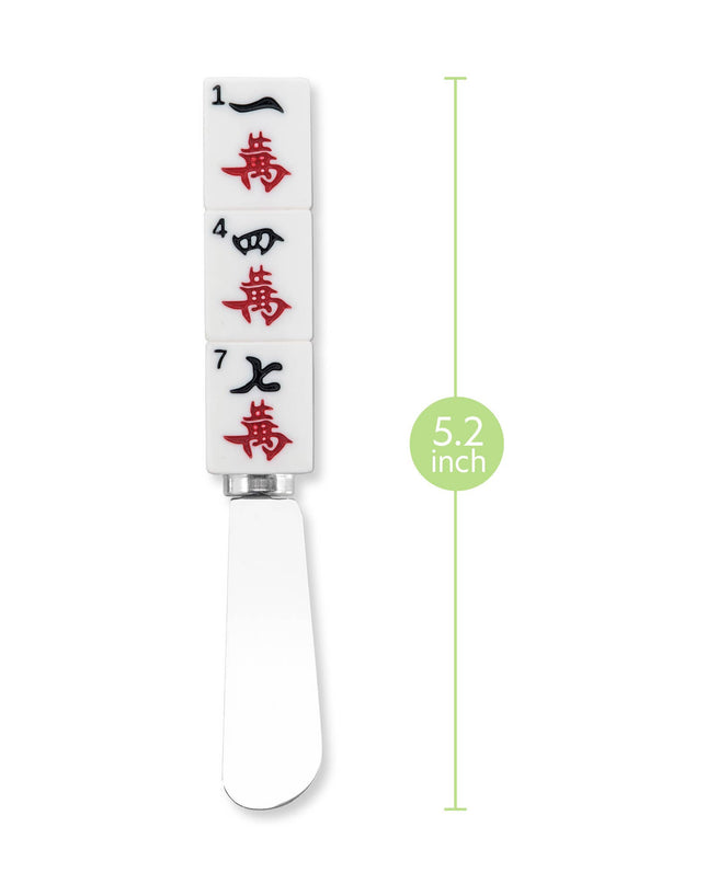 3-Piece Mahjong Bam Dot Crack Cheese Spreader