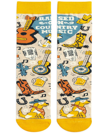 Raised on Country Music Socks