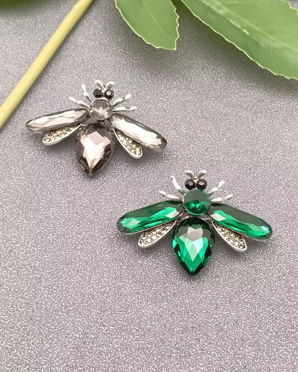 Glass Bee  Brooch