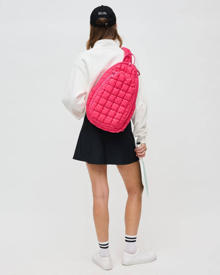 Match Point - Quilted Puffer Pickleball-Paddle Tennis Sling