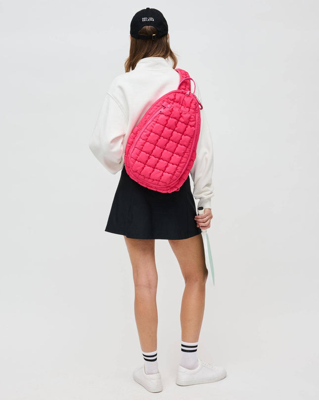 Match Point - Quilted Puffer Pickleball-Paddle Tennis Sling