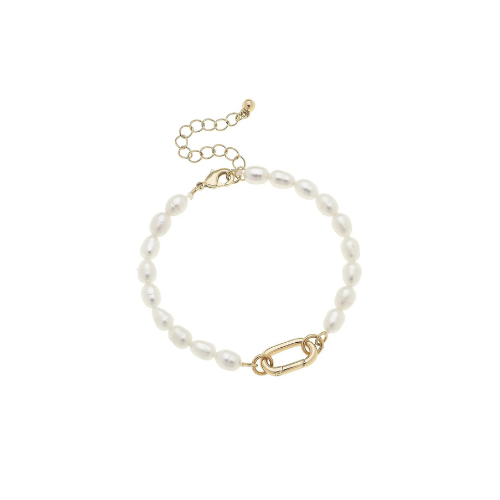 Piper Freshwater Pearl Charm Bracelet Base