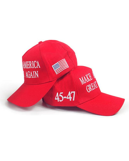 Red Make America Great Again Baseball Cap MOQ 3pcs ZK1728
