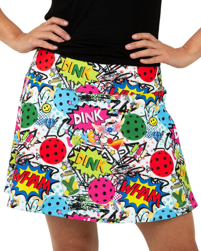 Dink Dink Wham Pickleball Skort