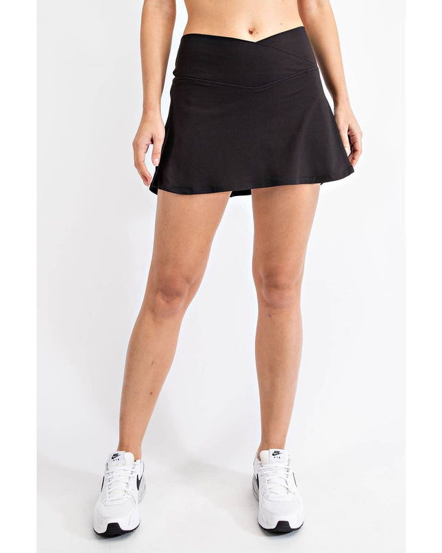 BUTTER V SHAPED HIGH-WAIST SKORT