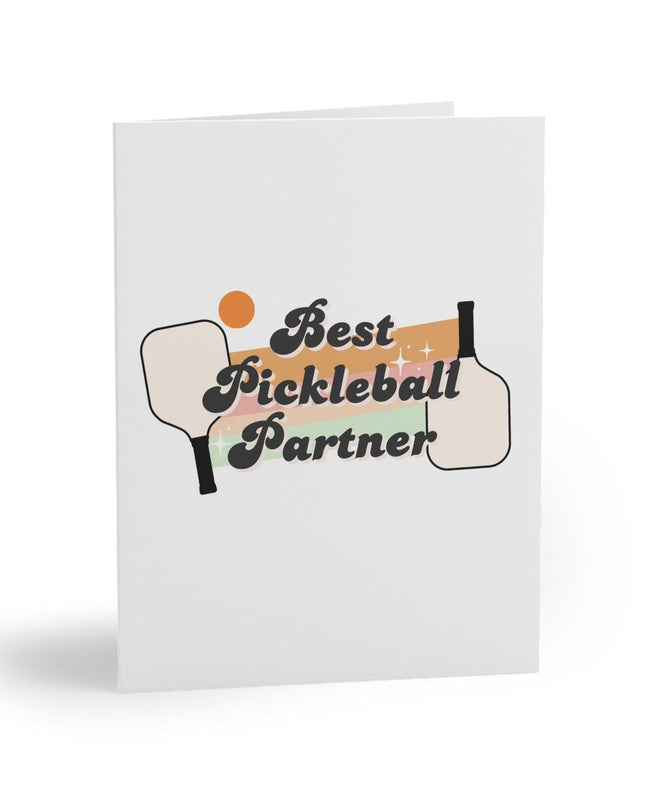 Best Pickleball Partner Thank You Greeting Card