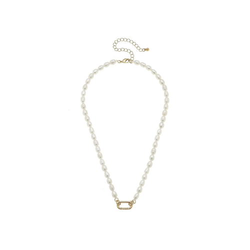 Piper Freshwater Pearl Charm Necklace Base