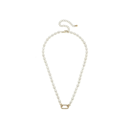 Piper Freshwater Pearl Charm Necklace Base