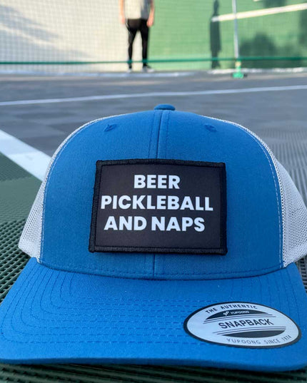 Beer, Pickleball And Naps - Removable Patch