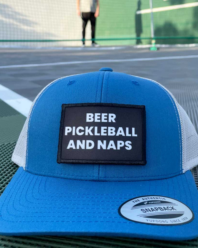 Beer, Pickleball And Naps - Removable Patch