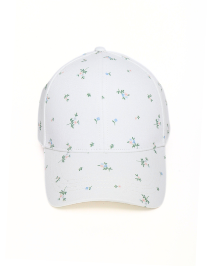 Floral Print 6 Panel Baseball Cap