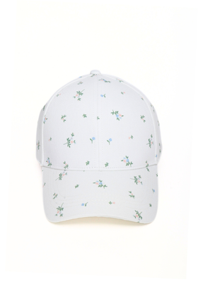 Floral Print 6 Panel Baseball Cap