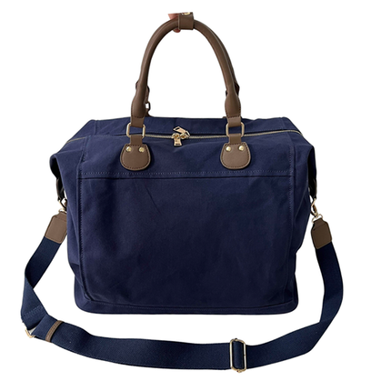 Pickle Ball Mens Canvas Tote Navy